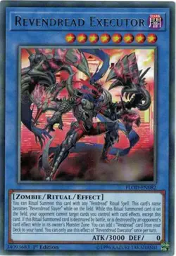 3X Yugioh FLOD-EN082 Revendread Executor Rare 1ST ED NM - Image 1