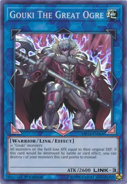 3x Yugioh MP18-EN064 Gouki The Great Ogre Super Rare 1st Ed NM - Image 1