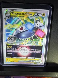 Pokemon TCG Magnezone VSTAR Holo Ultra Rare Card 057/196 Lost Origin NM - Image 1
