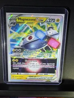 Pokemon TCG Magnezone VSTAR Holo Ultra Rare Card 057/196 Lost Origin NM - Image 4