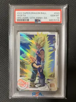 PSA10 Dragon Ball Heroes Vegeta UGM5-020 DA Card - Image 1
