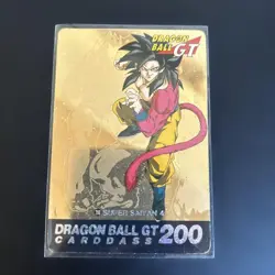 Akira Toriyama Dragon Ball GT Carddass 97 No 200 Rare Card Used - Image 1