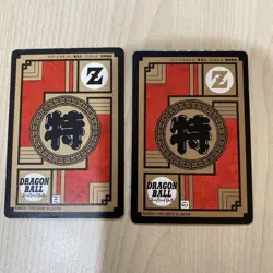 Dragon Ball GT Z Super Battle Card Set 8 Piece Bandai Used Characters - Image 3