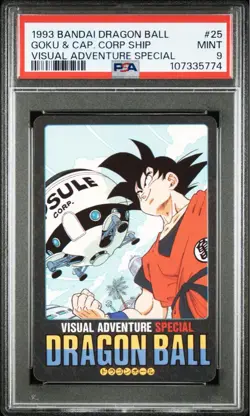 Dragon Ball Carddass Visual Adventure No 25 PSA9 Collectible Card - Image 2