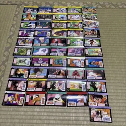 Dragon Ball Z Trading Card Set 51 Characters Vegeta Goku Freeza Used - Image 1