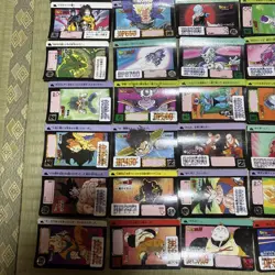 Dragon Ball Z Trading Card Set 51 Characters Vegeta Goku Freeza Used - Image 4
