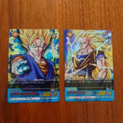 Vegit Son Goku 3 Data Carddass Card Set Used Unopened - Image 1