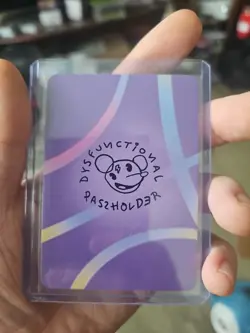 Pokenot Shiny Frogninja Patreon Exclusive Dysfunctional Passholder Pokemon Card - Image 2