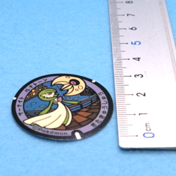 Gardevoir Lunatone Pokemon Manhole Type Sticker Gamefreak Nintendo Japanese F/S - Image 2