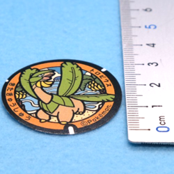 Tropius Pokemon Manhole Type Seal Sticker Nintendo Gamefreak Japanese F/S - Image 2