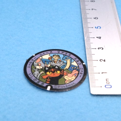 Litten Lapras Meowth Pokemon Manhole Type Seal Sticker Nintendo Japanese F/S - Image 2