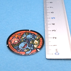 Chansey Wooper Pokemon Manhole Type Seal Sticker Nintendo Japanese F/S - Image 2