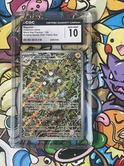 2024 POKEMON BLACK STAR PROMOS, SURGING SPARKS ETB MAGNETON CGC 10 GEM MINT - Image 1