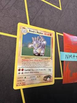 Pokemon Card Brocks Rhydon Gym Heroes 2/132🔥PSA Grade🔥Holo Rare 116💎NM ++💎 - Image 2