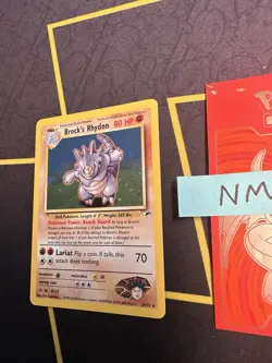 Pokemon Card Brocks Rhydon Gym Heroes 2/132🔥PSA Grade🔥Holo Rare 116💎NM ++💎 - Image 3