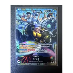 One Piece TCG Krieg Leader (alt art) OP15-001 English - Image 1
