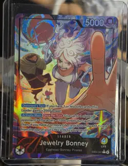 Bandai One Piece Jewelry Bonney EB04-001 Special Leader Alternate Art Holo - Image 1