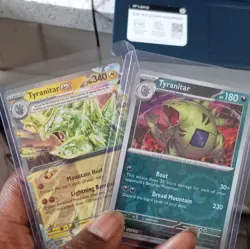 Pokemon TCG Card Lot (2) Tyranitar ex Full Art 066/197, Tyranitar 135/193 - Image 1