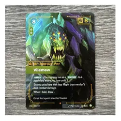 League of Legends Vilemaw Unit Card 060/219 Shadow Isles Ambush Reaction - Image 1