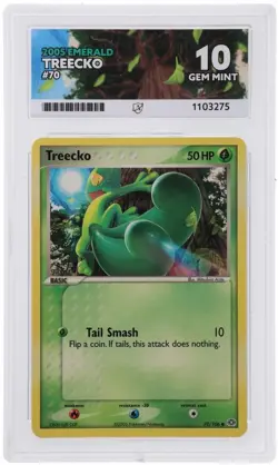 Treeko 70/106 EX Emerald Pokemon Card Ace 10 - Image 1