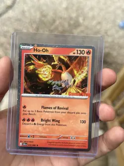 GameStop Stamped PROMO Ho-Oh Pokemon TCG trading card. Not Sealed - Image 1
