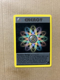 Rainbow Energy 80/82 Team Rocket Set - Rare Pokemon Card - EXCELLENT - Image 1