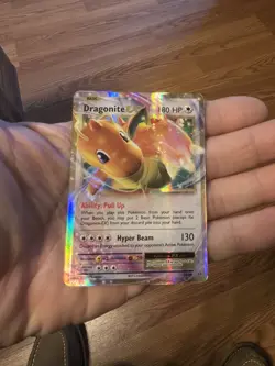 Pokemon XY Evolutions Dragonite EX Full Art Ultra Rare Holo Card 72/108 - Image 4