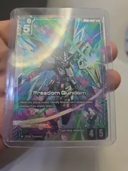 Gundam Card Game Freedom Gundam GD03-070 LR+ Alternate Art - Image 5
