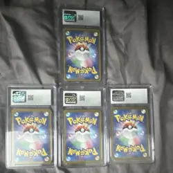 Pokemon CGC Gem Mint Fusion Japanese Jolteon Espeon Sylveon Leafeon Card Lot - Image 2