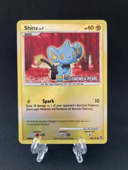 Shinx 98/130 Reverse Holo Burger King Promo Diamond & Pearl Pokemon Card LP - Image 1