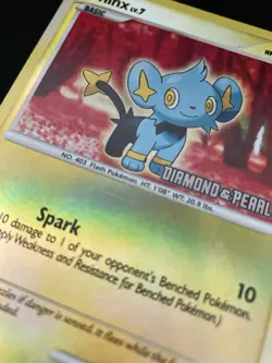 Shinx 98/130 Reverse Holo Burger King Promo Diamond & Pearl Pokemon Card LP - Image 4
