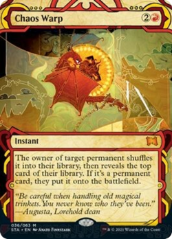 Chaos Warp Strixhaven Mystical Archive PLD Red Mythic Rare MAGIC CARD ABUGames - Image 1
