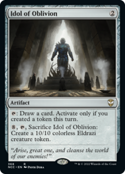 Idol of Oblivion Streets of New Capenna Commander HEAVILY PLD Rare CARD ABUGames - Image 1