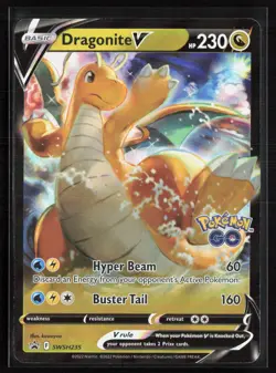 2019 SWSH: Sword & Shield Promo Cards #SWSH235 Dragonite V Promo,Holo - Image 1