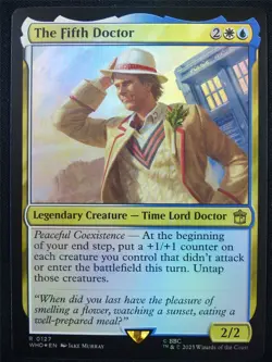 The Fifth Doctor Foil - WHO - Mtg Card #2ZW - Image 1