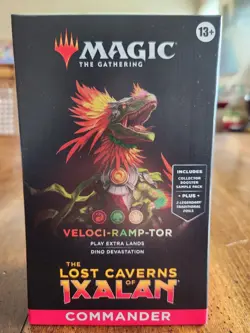 MTG Veloci-Ramp-Tor Commander Deck Ixalan Sealed + Collector Sample - Image 1