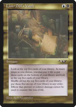 Lim-Dul's Vault - 192 / English / Heavily Played MTG - Image 1