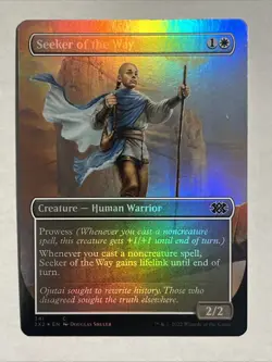 Seeker of the Way (Borderless) Double Masters 2022 Foil - Image 1