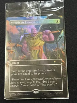 2026 Magic The Gathering Thanos Swords To Plowshares PSA Magazine Promo Marvel - Image 1