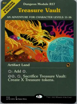Treasure Vault 358 (Dungeon Module) Adventures in the Forgotten Realms Foil MTG - Image 1