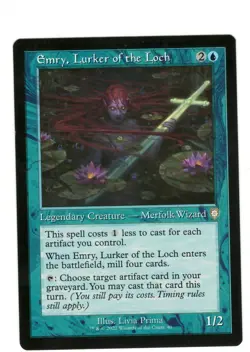 MTG Emry, Lurker of the Loch Retro Frame Commander Brothers War Magic Gathering - Image 1