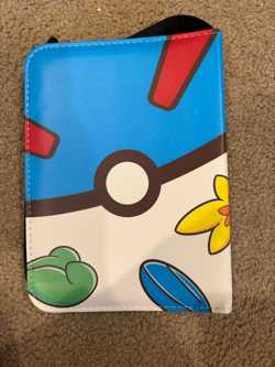 Pokemon TCG Blue White Pokeball Zip Up 50 pages Holds 400 Card Binder GAMES New - Image 2