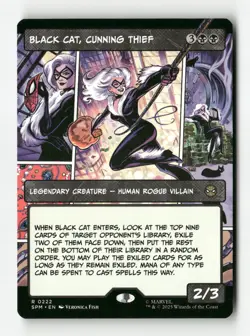 Black Cat, Cunning Thief - Spellslinger Starter Kit - #222 - Non-Foil - NM - MTG - Image 1