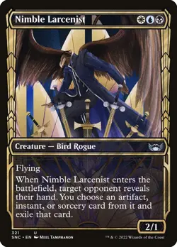 Nimble Larcenist (Showcase) Streets Of New Capenna SNC #321 - Image 1