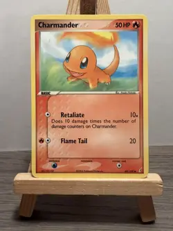 Charmander 48/100)EX Crystal Guardians Non Holo Regular Pokemon Card - Image 1