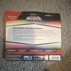 Pokemon TCG Scarlet & Violet Prismatic Evolutions Tech Sticker 3 Packs Promo - Image 2