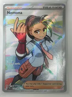 Nemona 229/091 Ultra Rare Paldean Fates Pokemon NM - Image 1
