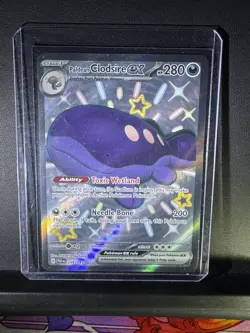Pokemon TCG Paldean Clodsire EX Shiny Ultra Rare Card 219/091 Paldea Fates Mint - Image 3