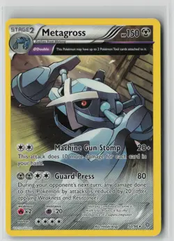 Metagross 50/98 Rare Ancient Origins Pokemon MP - Image 1