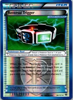 Pokemon 2013 Moderate Play Reversal Trigger 86/101 Plasma Blast REVERSE Card - Image 3